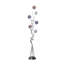 58.5" In 6 Aluminum Led Zeus Metal Floor Lamp