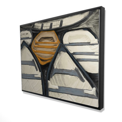 Canoes Print On Canvas