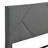 Queen Upholstered Platform Bed with Headboard, Wood Slat Support, No Box Spring, Gray