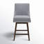 Tabouret de comptoir pivotant rembourré Zahara-101687101