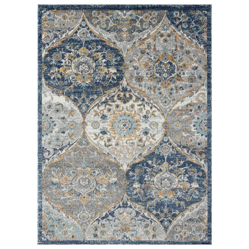 Tapis bohémien Iser, Rectangle 5 pi 2 po x 7 pi 2 po