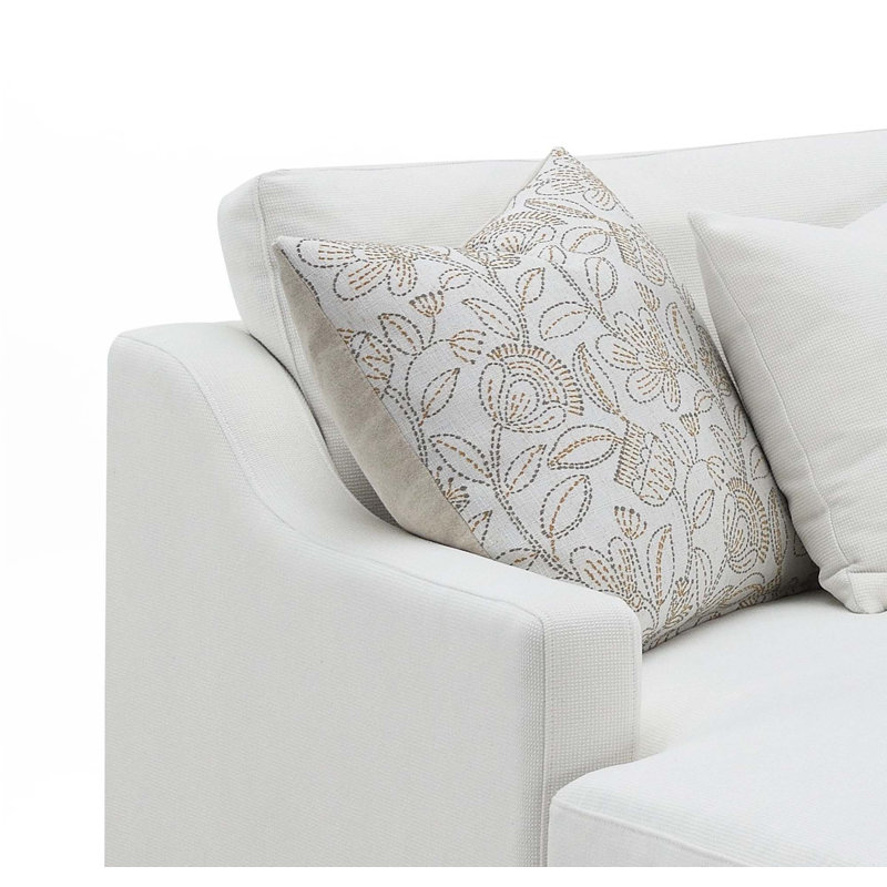 Sectional Sofa W/4 Pillows