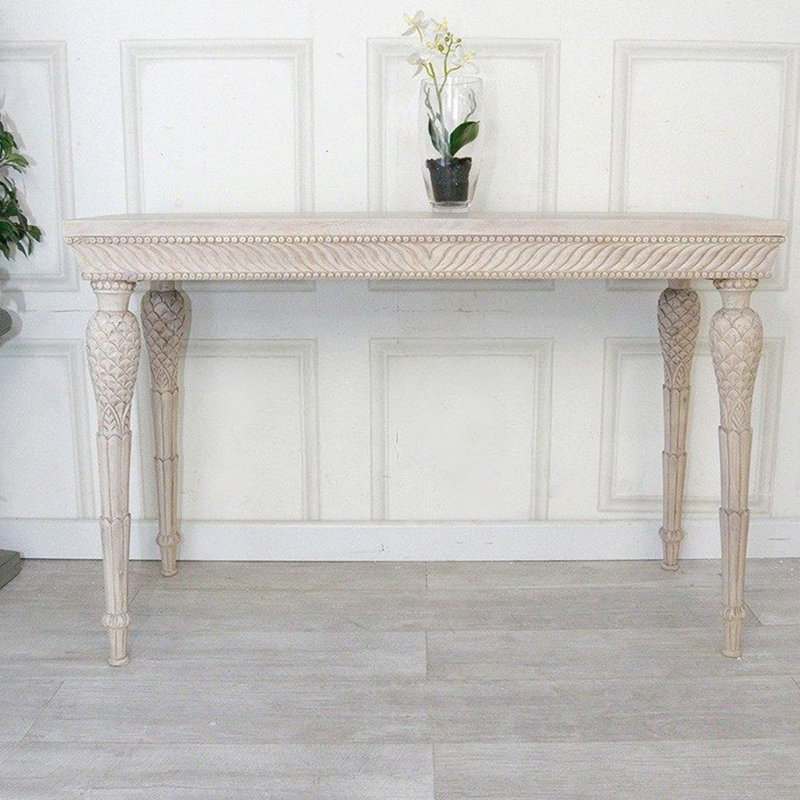 Console rétro de style français, H 31,5 po x l 70,9 po x P 17,7 po