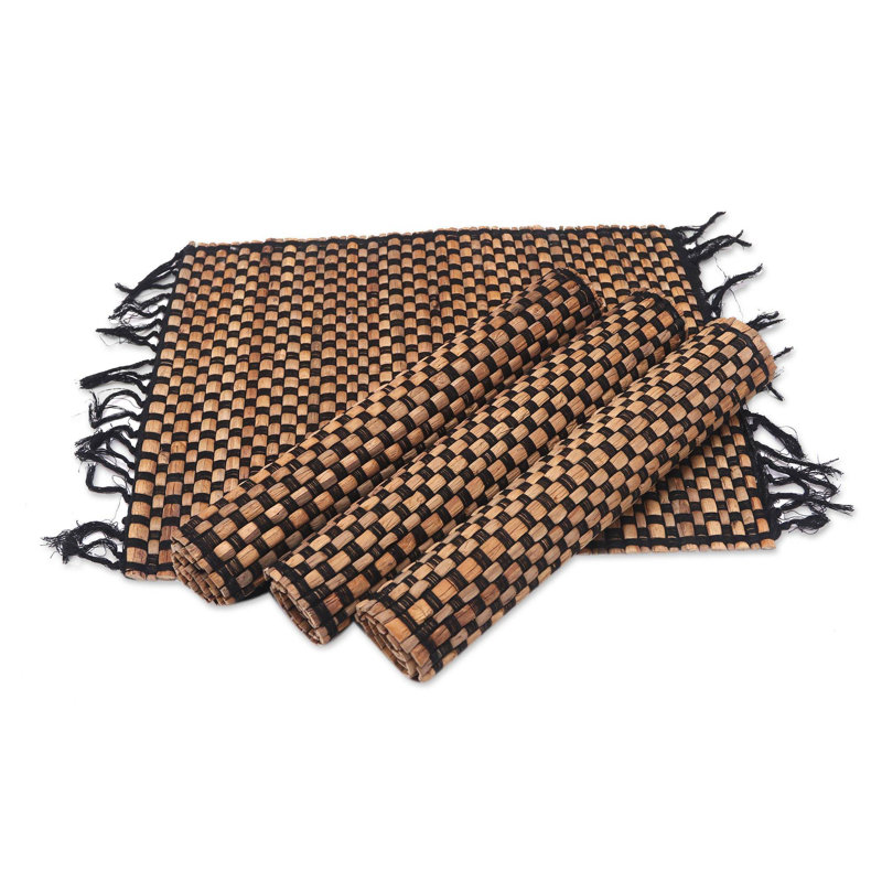 Ensemble de napperons en coton 4 pièces Marali