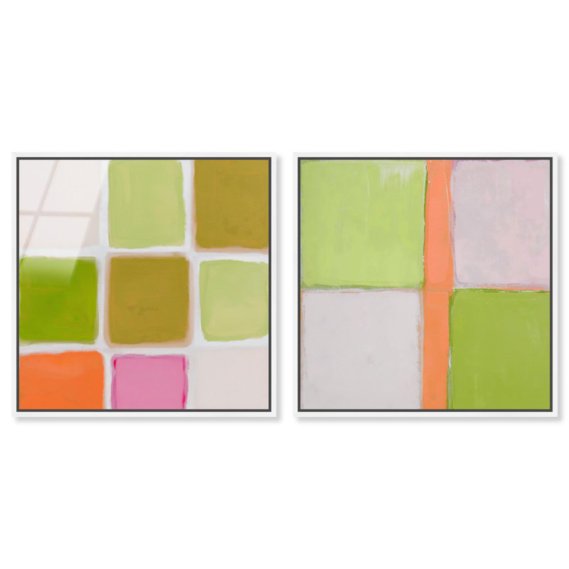 Ensemble d'art mural pastel Boho, H 41 po x l 41 po, Noir