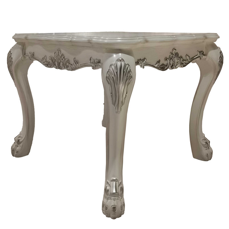 Table de bout avec pattes, White