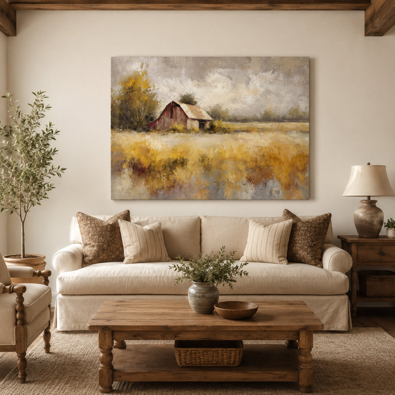 Art mural sur toile Meadow Calm, 32"H x 48"W x 1.5"D