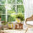Culliton Cement Pottery Lemon Print Planters - 7" & 6" - Yellow, White & Gray - Indoor/Outdoor Garden Decor - Set of 2