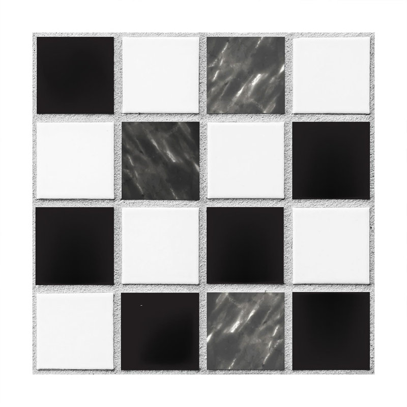 15cm x 15cm PVC Peel & Stick Mosaic Tile