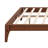 Solid Dry Bamboo Wood Platform Bed-1782834606