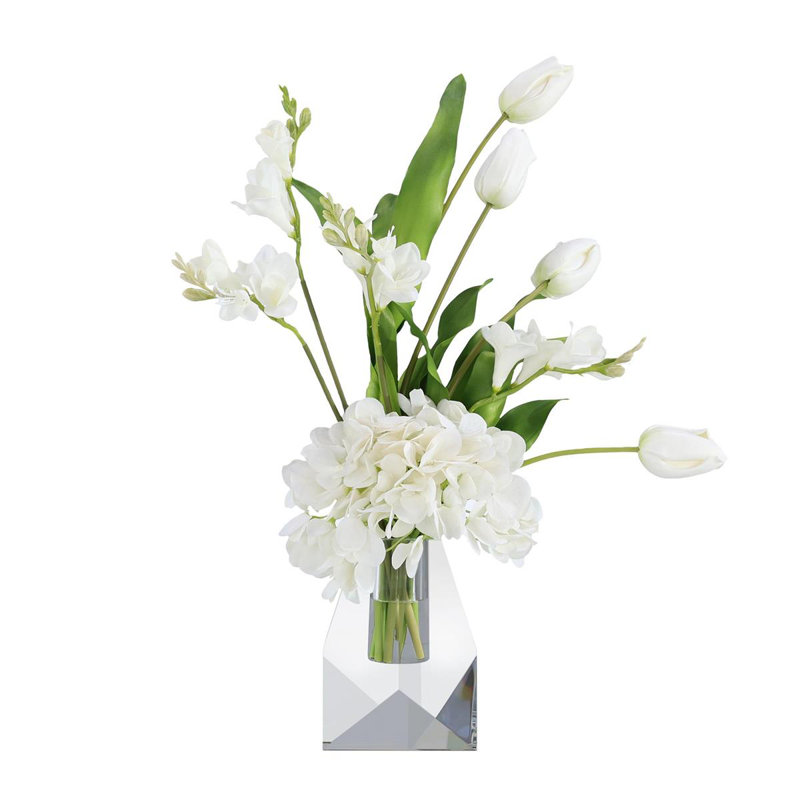 Fleurs enneigées