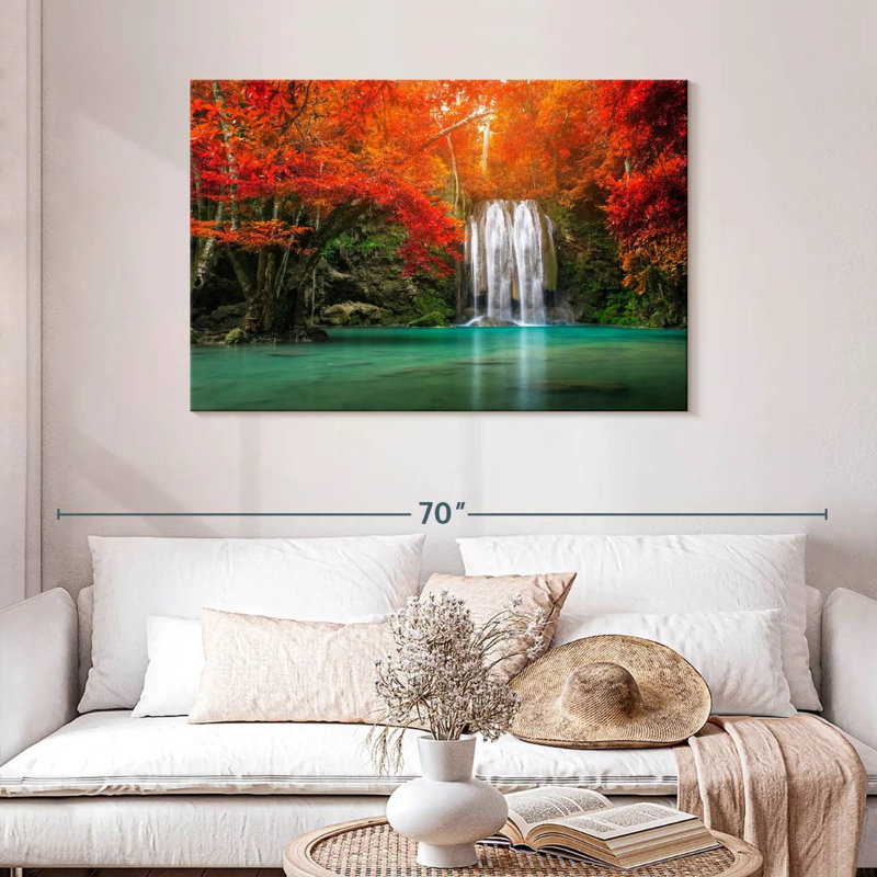 Alvord Erawan Falls en automne, H 30 po x l 45 po