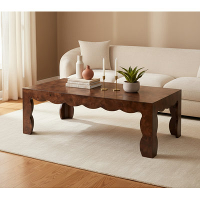 Seyed Burl Veneer Coffee Table