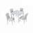 Keyera Square Dining Set,5 Piece Wooden Dining Table Set,dining table set,dining room set-172524953-184568347-184568348