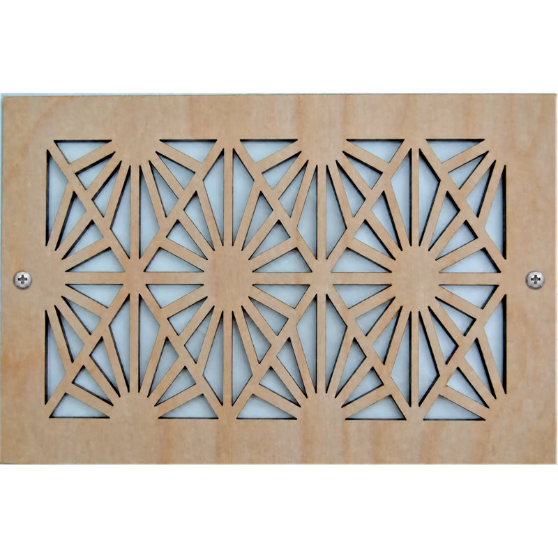 Registres muraux et de plafond Stellar Air 2 x 10 (ouverture de conduit) 4 x 12 - Sunburst, P 0,25 po x H 2 po x l 10 po