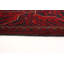 Tapis unique en laine noué à la main style Esari des années 2010 de 4 pi 2 po x 6 pi 2 po rouge Armond