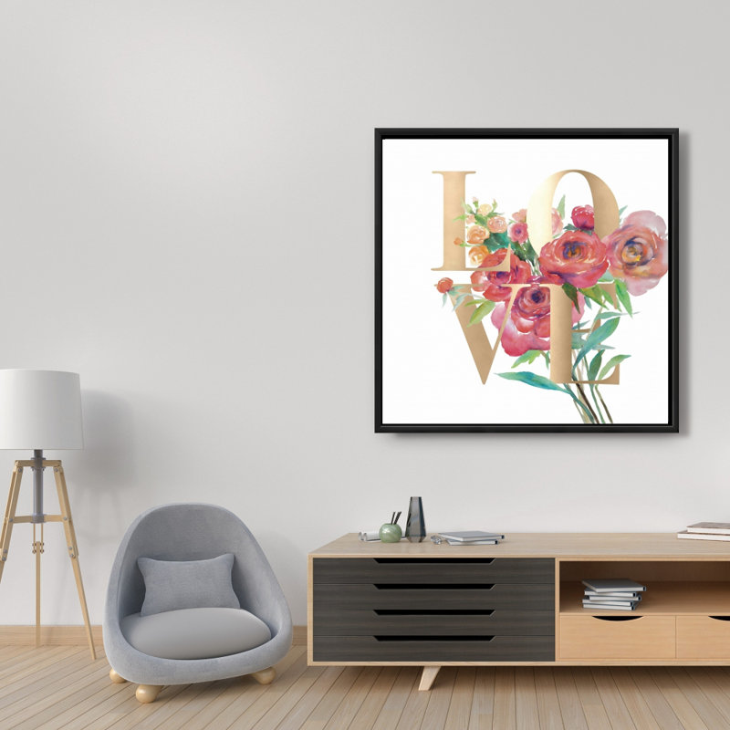 Love Love - Formes encadrées, toile encadrée pour la décoration intérieure