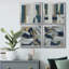 «Close to the Edge I», ensemble de 4 peintures sur toile encadrées-60147504-60147506