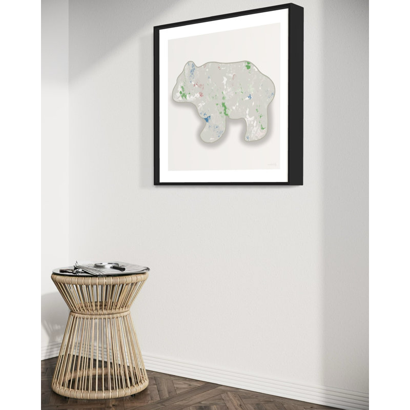 Bear Animal Cracker, White, Black