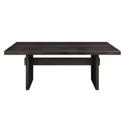 Jaramillo 80" Wooden Dining Table in Black