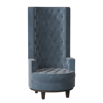 Fauteuil à oreilles capitonné l 32 po Norma