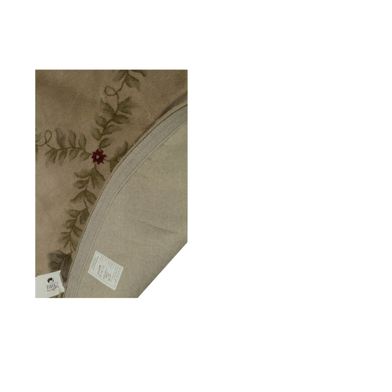 Hand-Knotted High-Quality Beige Area Rug