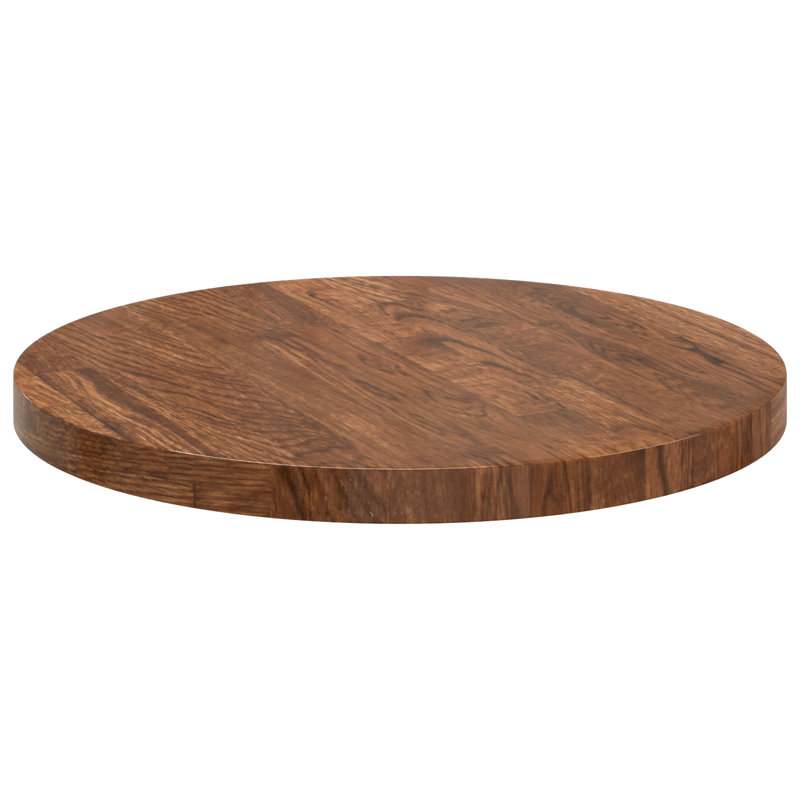 Solid Wood Table Top, 2.5cm H x 40cm W x 40cm D, Light Brown