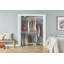 Adjustable ShelfTrack Wardrobe or Utility Clothes Rail System Heavy Duty White Wire Shelving Kit