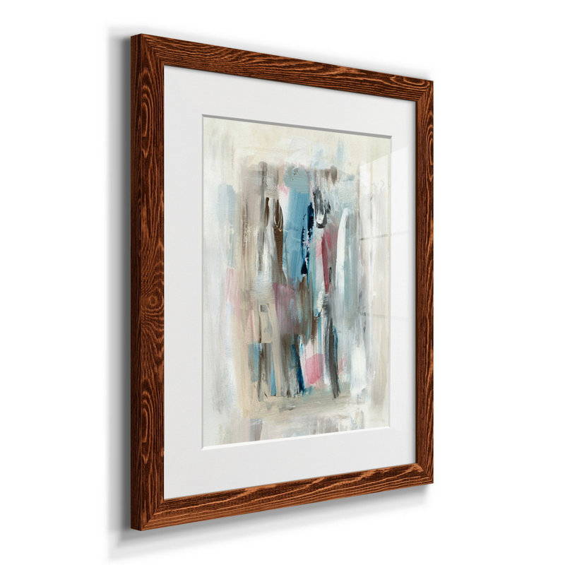 Été délavé - reproduction d'art, H 24 po x l 18 po x P 1,5 po, Papier avec cadre érable, Blanc