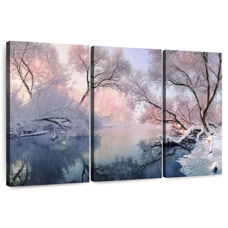 Alvord Winter Draped Landscape, 42" H x 65" W