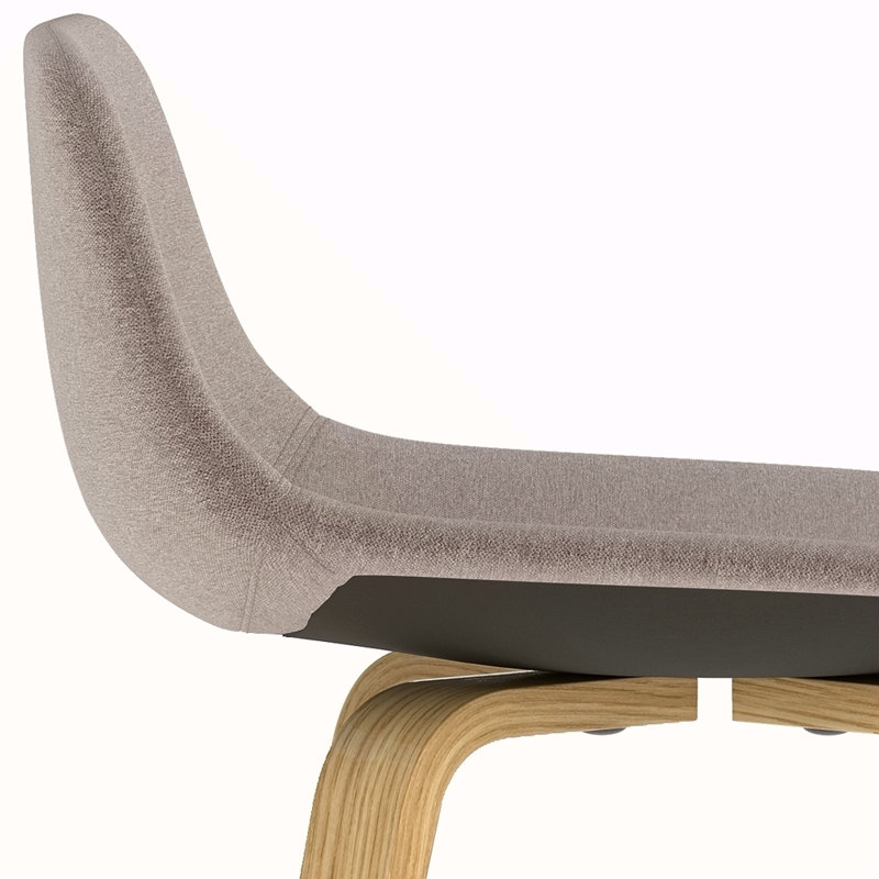 Tabouret à hauteur de comptoir / de bar Bentwood, Gris
