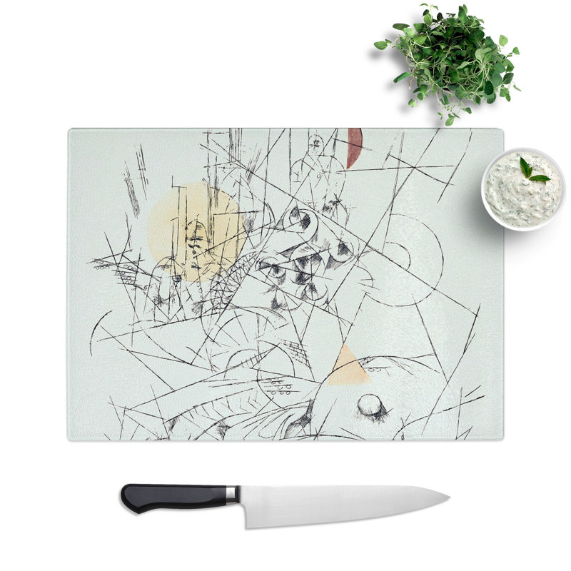 Hope and Destruction by Paul Klee Chopping Board, 0.4cm H x 28.5cm W x 39cm L
