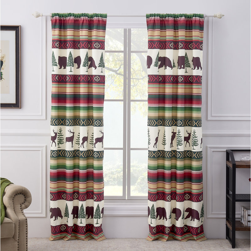 Yosemite Semi Sheer Curtain Pair