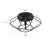 3-light Industrial Flush Mount