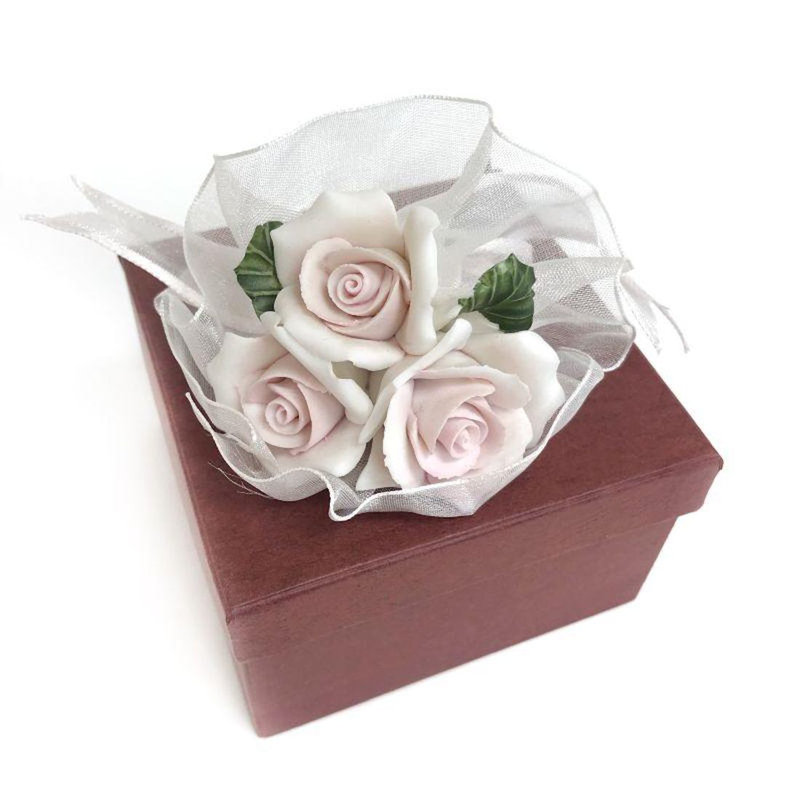 Sculpture bouquet de roses