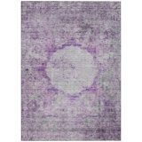 Tapis oriental lavable intérieur gris 5 pi x 8 pi