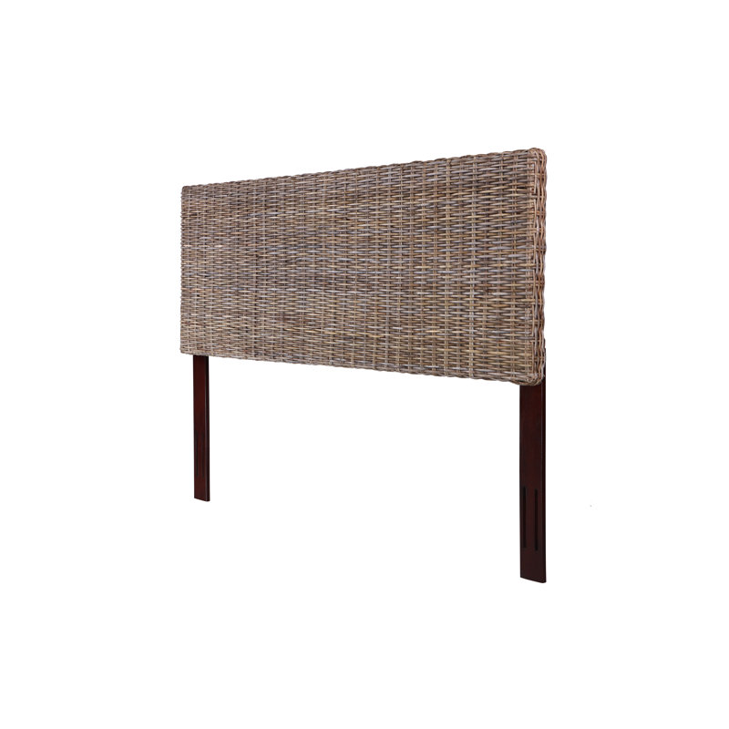 Lanett Mahogany Solid Wood Panel Headboard, King