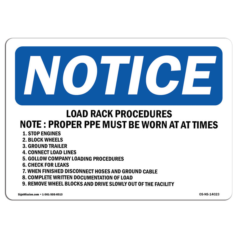 Notice Sign