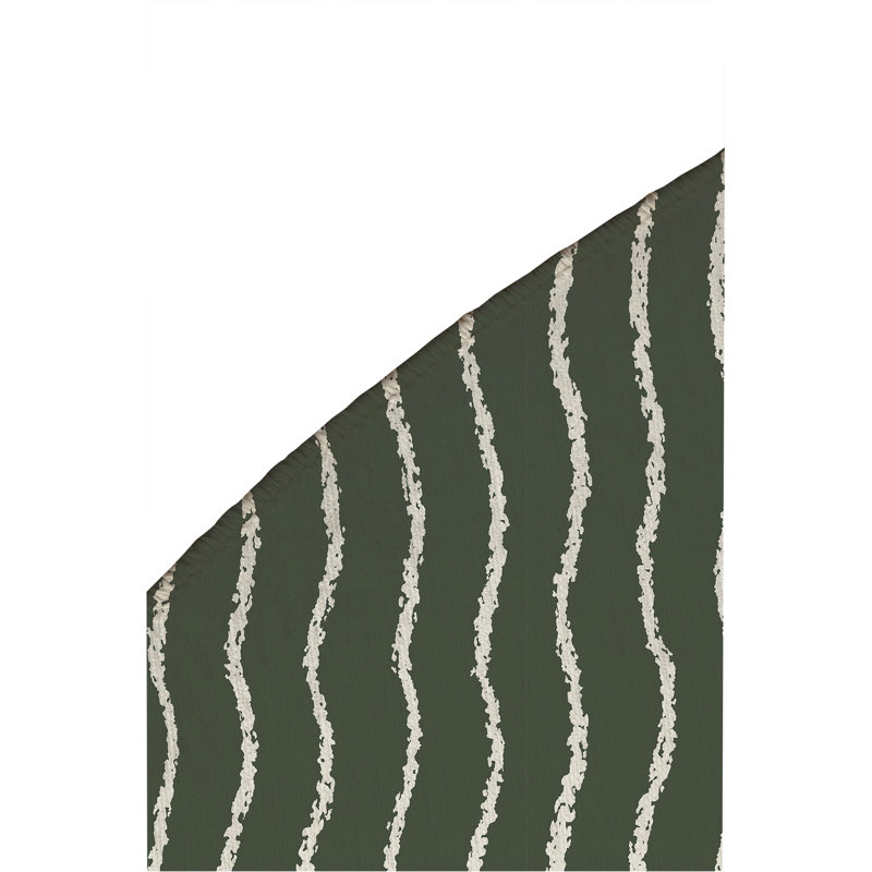 Tapis d'extérieur antidérapant Wave Grunge, Rond 5 pi