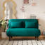 Fauteuil-lit convertible de 39 po, canapé-lit à trois volets avec dossier et coussin réglables, canapé-lit de loisirs avec structure en acier robuste pour la maison et le bureau, fauteuil-lit confortable