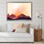 Geometric Mountain and Sunset I - Impression sur toile-67464404-67464423