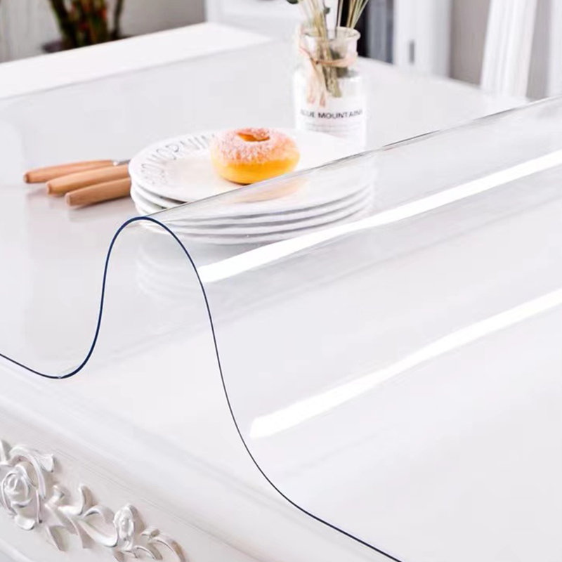 VEVOR Plastic Table Cover 40 x 80 Inch, 1.5 mm Thickness, 198.1cm x 106.7cm