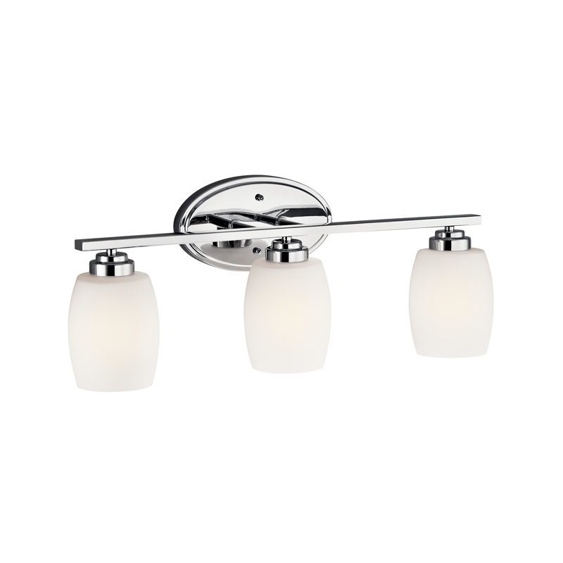 Esmont 3 - Light Dimmable Vanity Light, Chrome, Incandescent