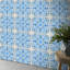 Baha 8" x 8" Cement/Marble Mosaic Wall & Floor Tile-1499699996