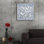 «19e siècle Butterfly Constellations In Blue 1» par Lori Arbel, art mural en verre acrylique, 24 po x 24 po