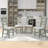 Diyadin 4 - Person Pedestal Dining Set