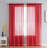 Daxin Sheer Voile Rod Pocket Curtain Panels-28118707-28118693