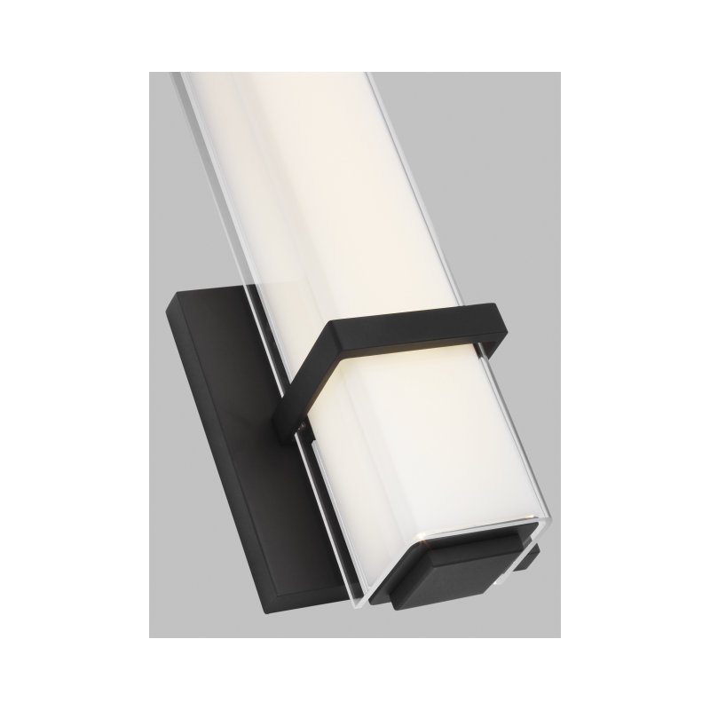 Milan 1 - Light LED Bath Bar, Nightshade Black