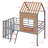 Metal Loft Bed With Ladder-114256615