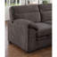 Canapé-lit modulaire en chenille de 94 po de largeur avec méridienne de rangement orientée à droite Kipriano II - lit escamotable en L, console rabattable avec ports USB et siège à ressorts
